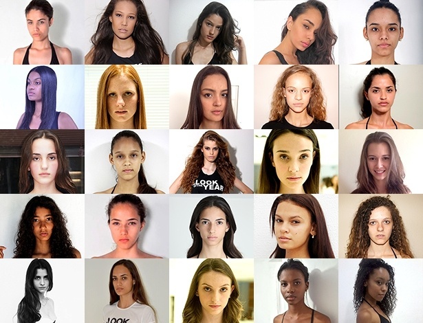 As finalistas do concurso de modelos The Look of the Year concorrem a R$ 100 mil em contratos de trabalho - Divulgação