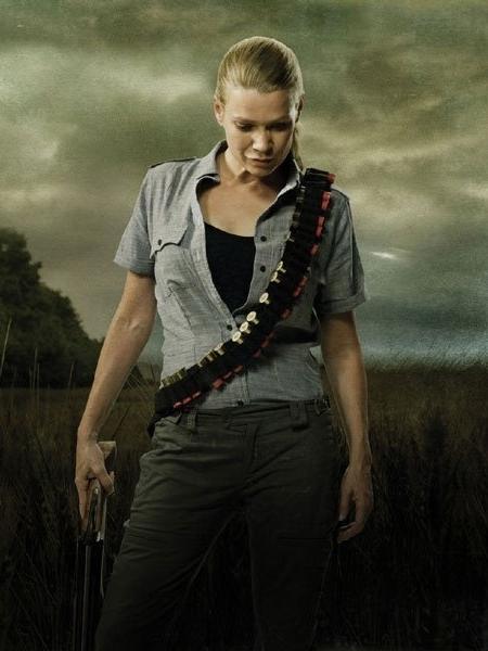 Em "The Walking Dead", Andrea (Laurie Holden) morre ao fim da 3ª temporada - Divulgação