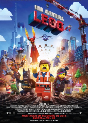 Pôster de "Aventura Lego", que estreia sexta (7) - Divulgação