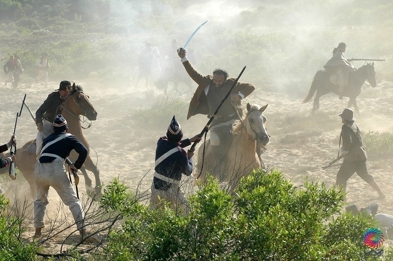 Cena de "Anita e Garibaldi", de Alberto Rondalli - Divulgação