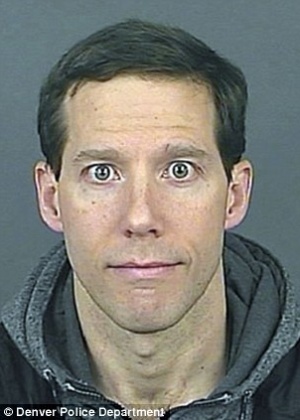 7.dez.2013 - Polícia norte-americana divulga foto do alpinista Aron Ralston, preso sob acusação de violência doméstica  - © Denver Police Department