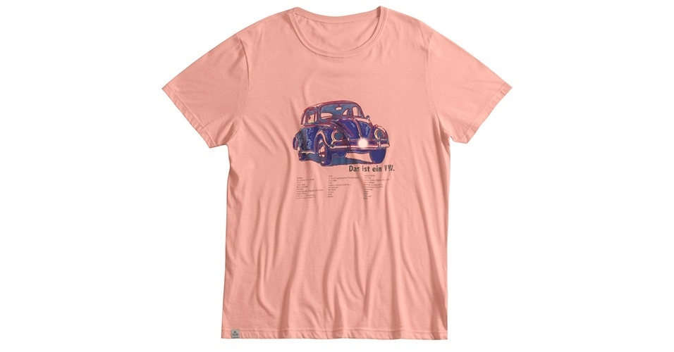 Camiseta estampada; R$ 39,90, na Mineral (SAC 0800 8882600). Preço pesquisado em dezembro de 2013 e sujeito a alteração - Divulgação