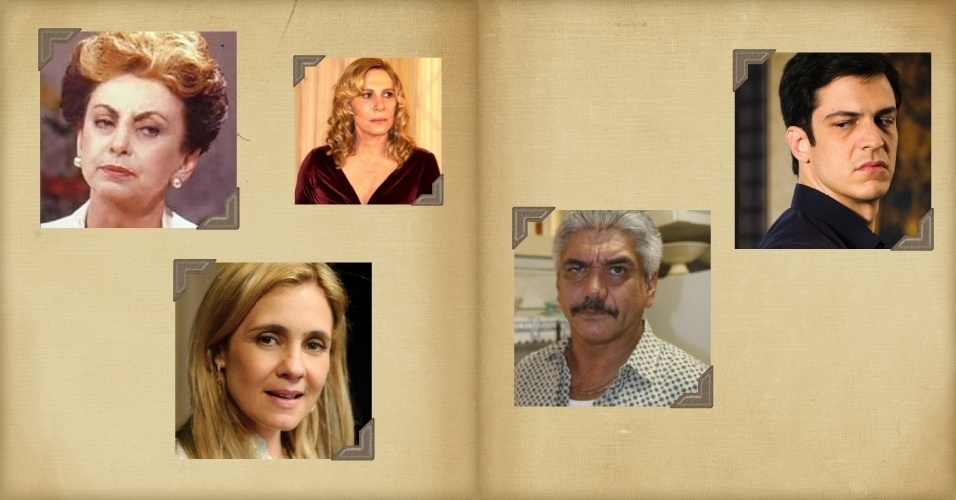 Montagem com personagens de novela - Montagem