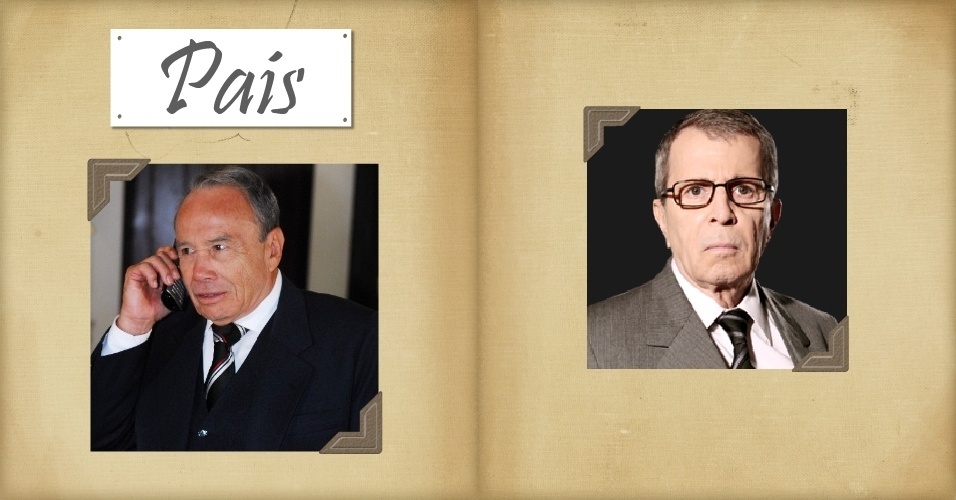 Montagens com pais da TV - Montagem