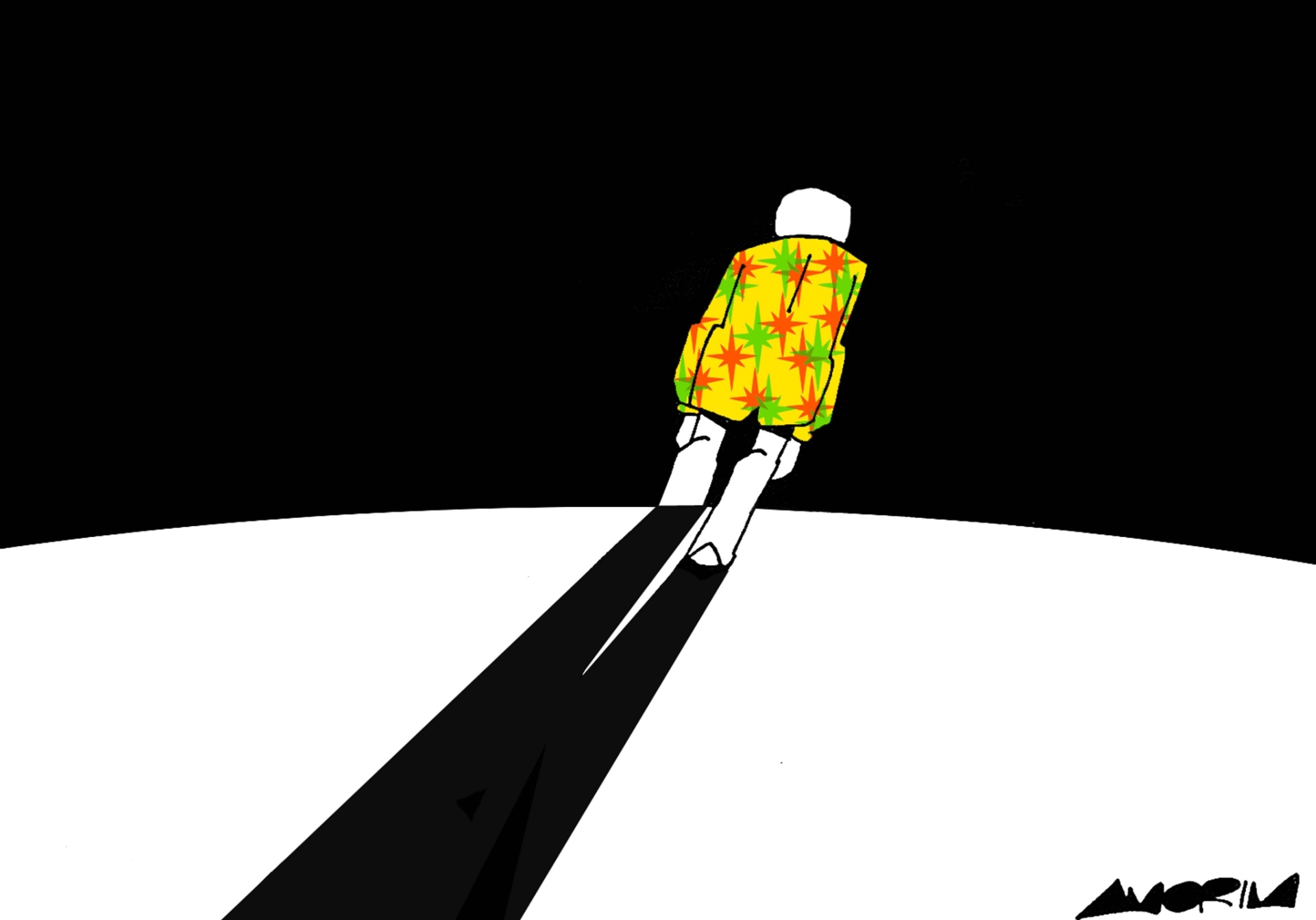 Nelson Mandela inspira charge de Amorim - Amorim