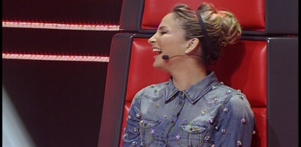 Claudia Leitte no reality "The Voice"