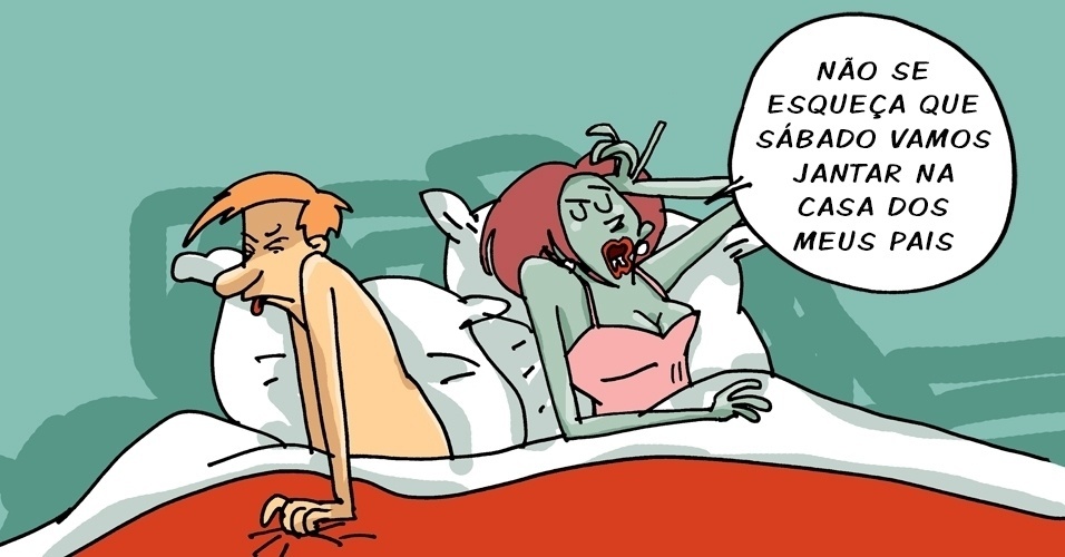 Não se esqueça que sábado vamos jantar na casa dos meus pais - Orlando/UOL