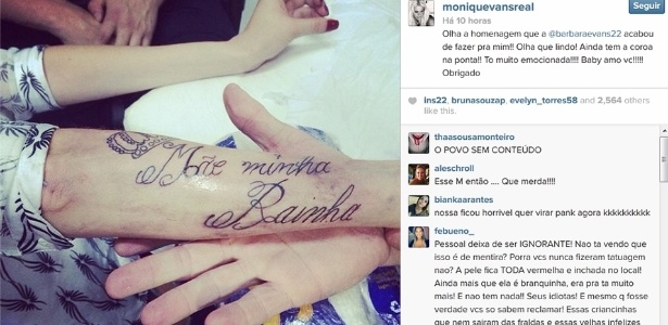 Danilo Gentili se emociona com homenagem em tatuagem de Bruno