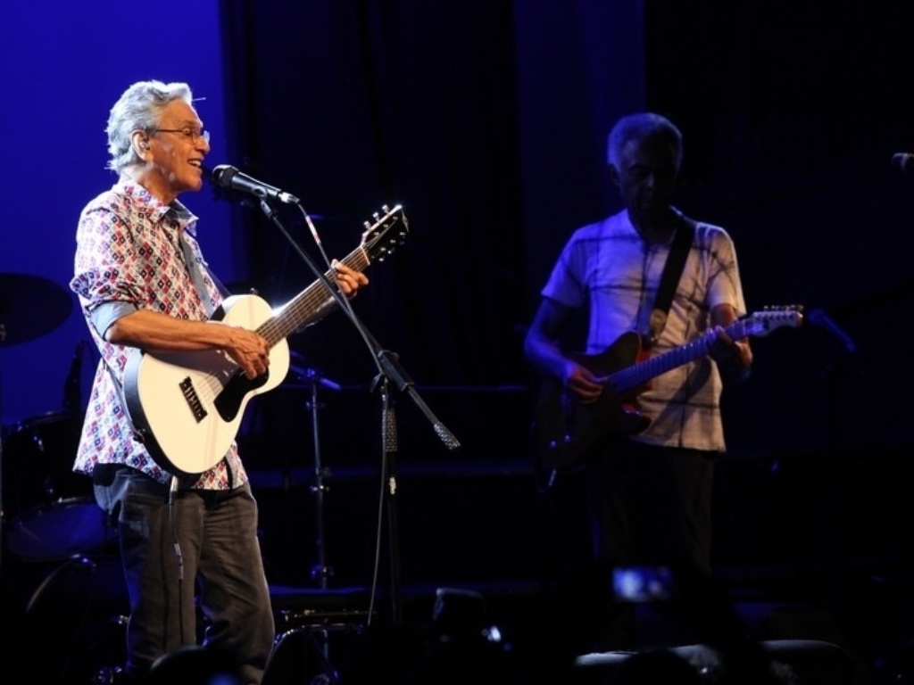 Caetano Veloso e Gilberto Gil (show no Rio de Janeiro - dezembro de 2013) - AgNews