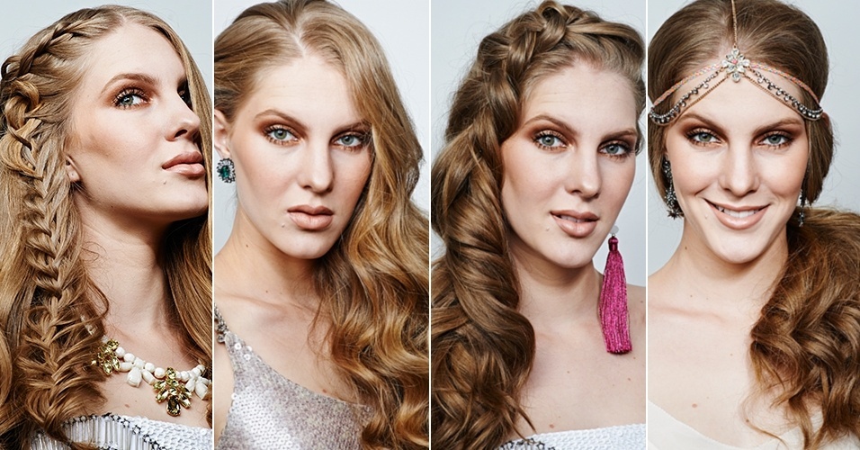 Tutorial: tranças, coques e ondas volumosas marcam os cabelos de Ano-Novo - Christian Parente/UOL