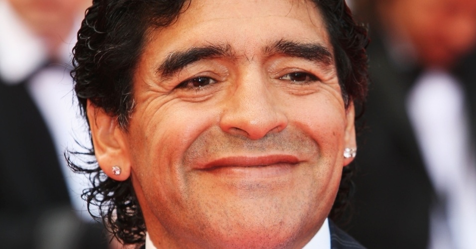 O ex-jogador de futebol Maradona