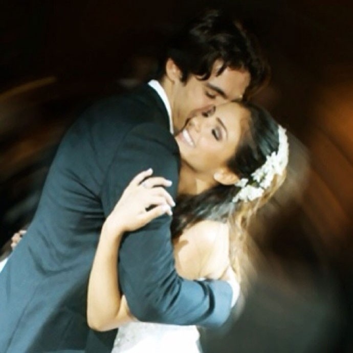 23.dez.2013 - Carol Celico comemora oito anos de casamento com Kaká