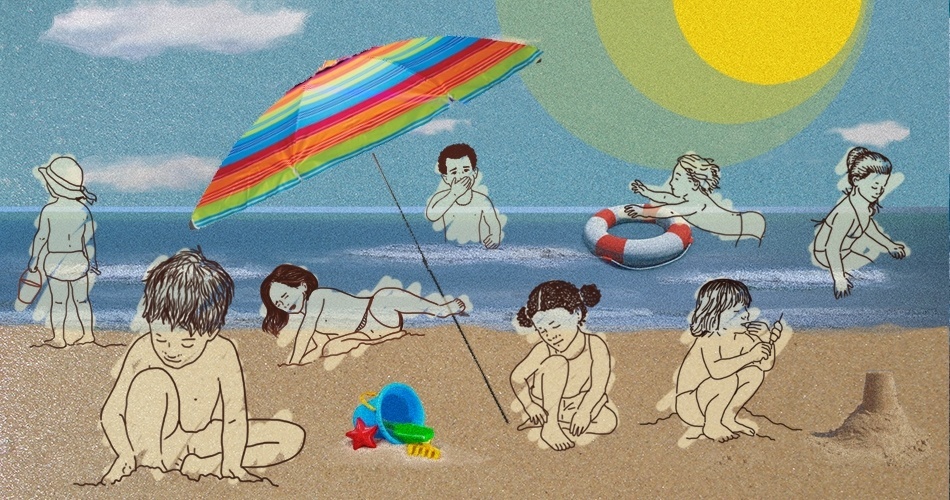 Para que os esperados dias de descanso na praia com as crianças não sejam ameaçados por problemas típicos do verão, como queimaduras solares e intoxicação alimentar, confira as recomendações de especialistas para lidar com dez situações - Didi Cunha/UOL