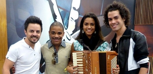 Rubens Daniel, Pedro Lima, Lucy Alves e Sam Alves, finalistas da 2ª temporada do "The Voice"