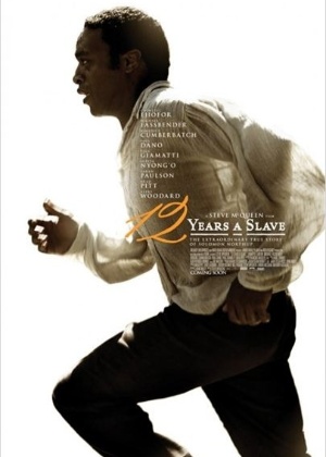 Cartaz pôster original do filme "12 Anos de Escravidão" (12 Years a Slave, 2013), com Chiwetel Ejiofor - Divulgação