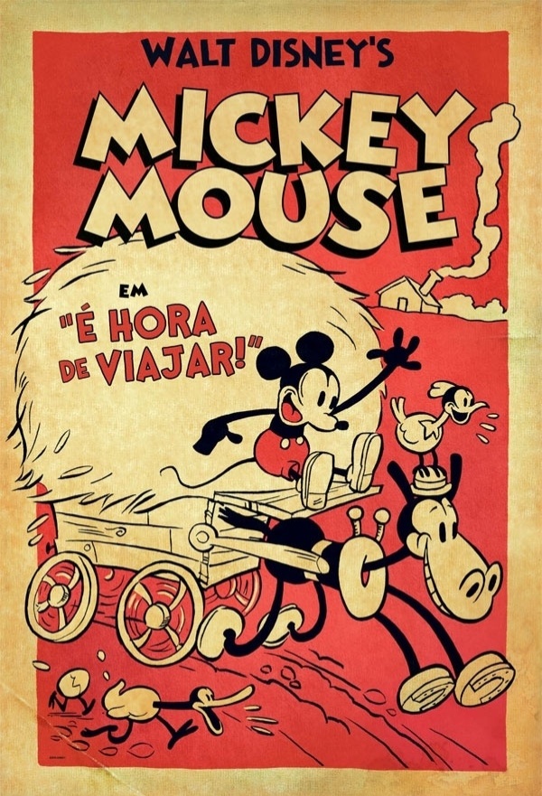 Cartaz do curta-metragem "Hora de Viajar!, da Disney - Divulgação