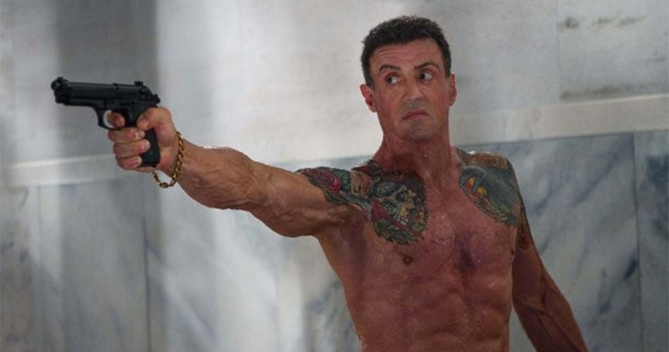 Sylvester Stallone em cena do filme "Alvo Duplo" - Divulgação