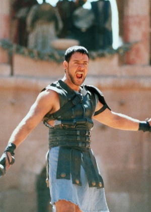 Russell Crowe em "Gladiador" (2000) - ©Dreamworks/Universal/The Kobal  Collection/Jaap Buitendijk