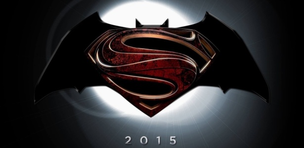 Logo do filme "Batman vs. Superman", ainda com a data antiga - Divulgação