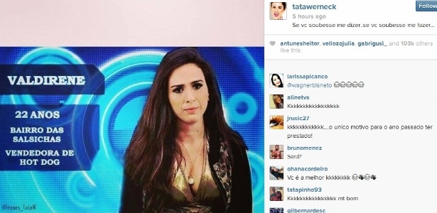 Tatá Werneck vai entrar na casa do "BBB14" no capítulo 207 exibido na quarta-feira, 15