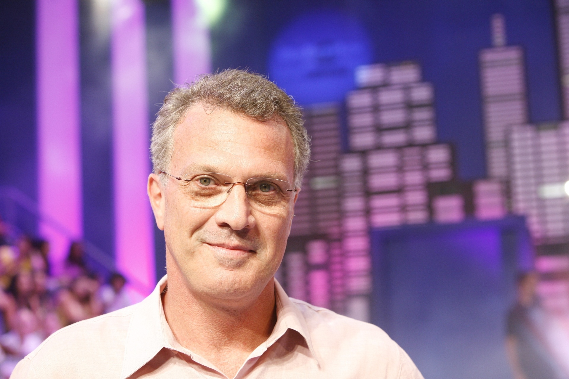 14.jan.2009 - Pedro Bial no BBB9 - TV Globo / Fabrício Mota