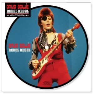 Capa do single de "Rebel Rebel", de David Bowie, que será relançado em versão "picture disc" - Reprodução