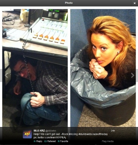 14.jan.2014 - Christina Ricci causou o viral "Riccing" na internet ao aparecer posando dentro de uma geladeira