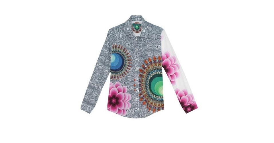 Camisa estampada usada por Ana Maria Braga; R$ 220, na Desigual (Tel.: 11 3662-5704). Preço pesquisado em janeiro de 2014 e sujeito a alterações - Divulgação