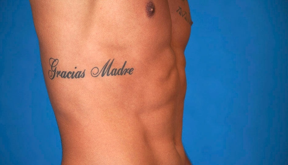 Diego tem uma tatuagem em homenagem a sua mãe