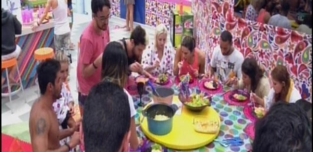 primeiro almoço na casa do "BBB14"