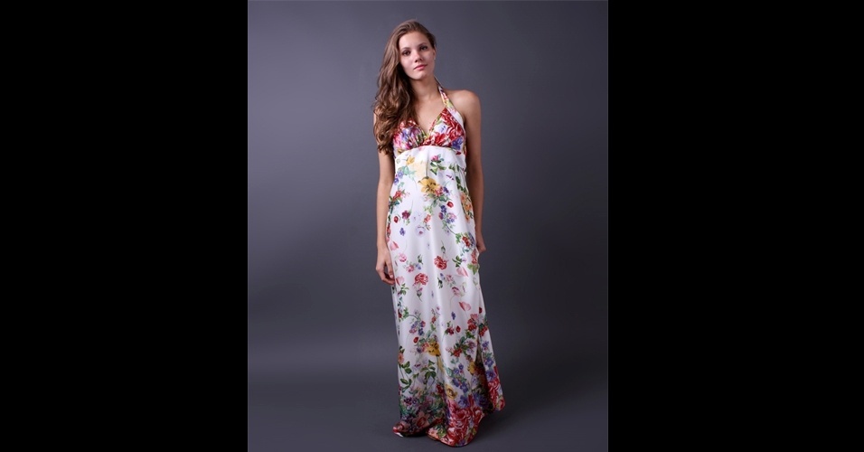 Vestido branco com estampa floral; R$ 89,99, na Sandra Z (www.sandraz.com.br). Preço pesquisado em janeiro de 2014 e sujeito a alterações - Divulgação