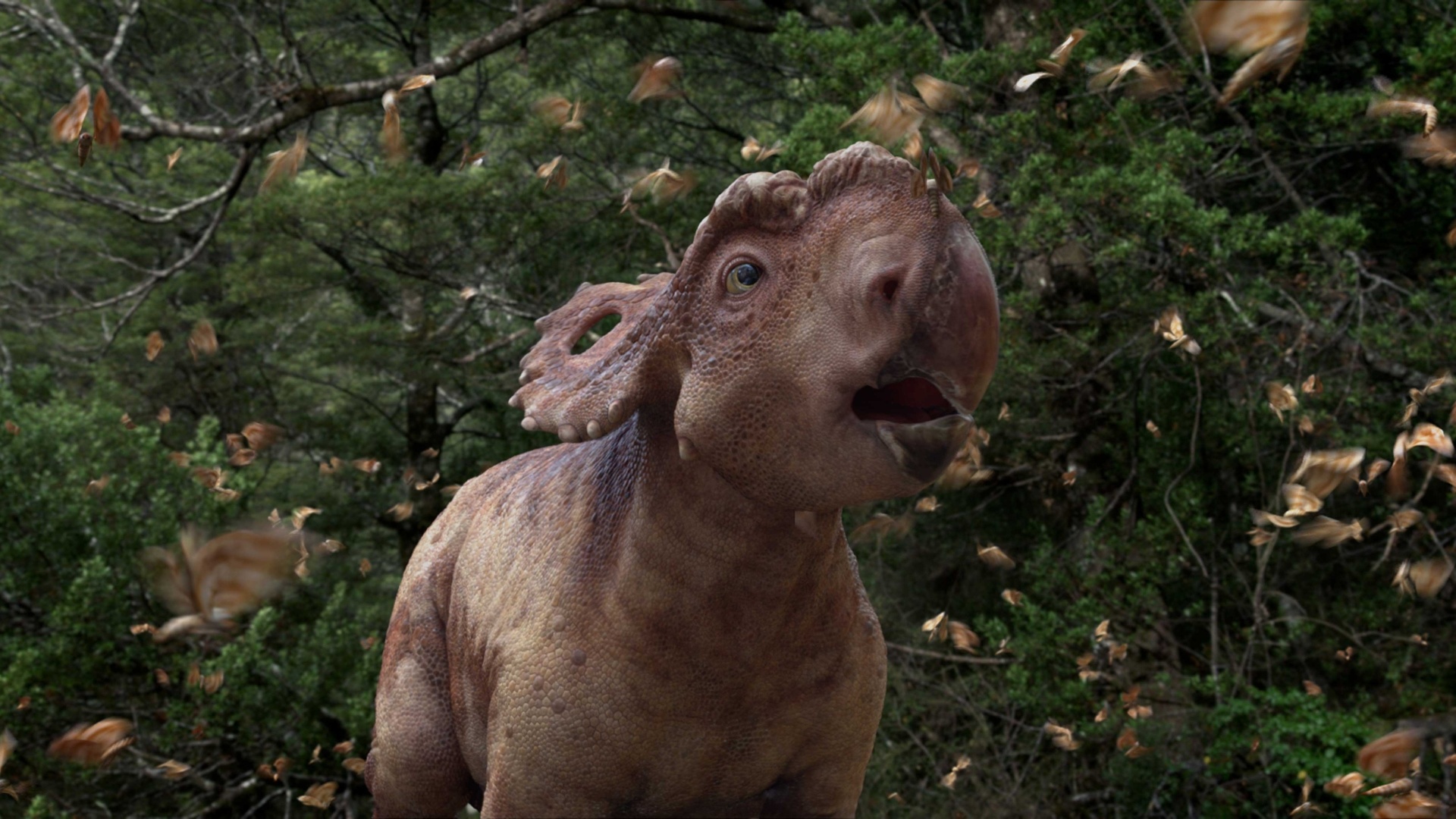 Cena de "Caminhando com Dinossauros", de Barry Cook e Neil Nightingale - Divulgação/Fox