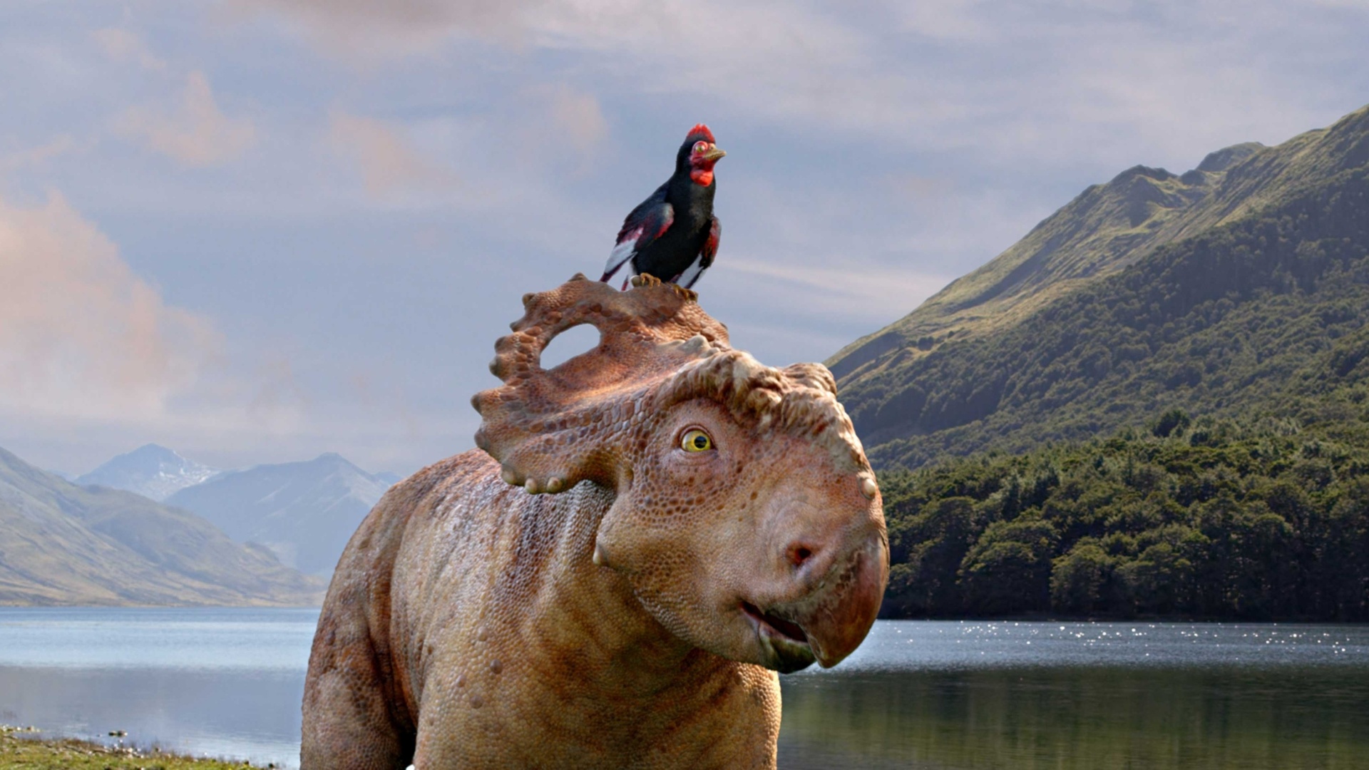 Cena de "Caminhando com Dinossauros", de Barry Cook e Neil Nightingale - Divulgação/Fox