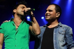 17.jan.2014 - Zezé di Camargo e Luciano apresentam a turnê "Sonhos de Amor" no Citibank Hall, em São Paulo - Cláudio Augusto/Foto Rio News