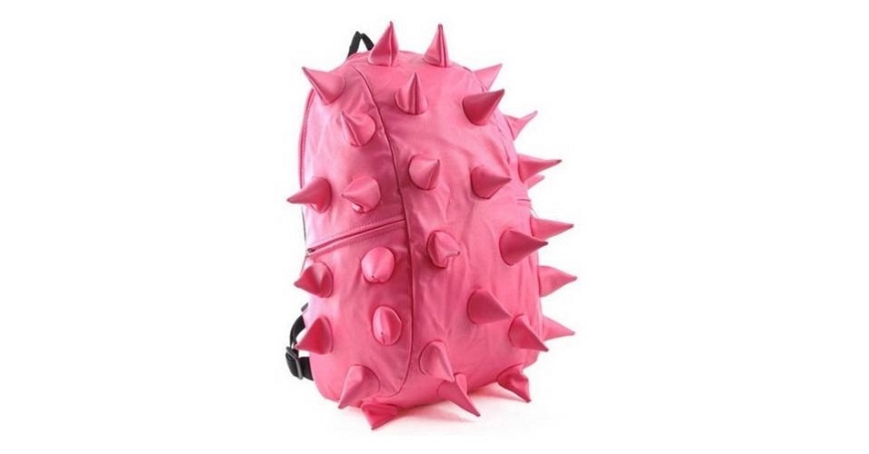 Mochila rosa com espetos; R$ 179,90, na Airu (www.airu.com.br). Preço pesquisado em janeiro de 2014 e sujeito a alterações - Divulgação