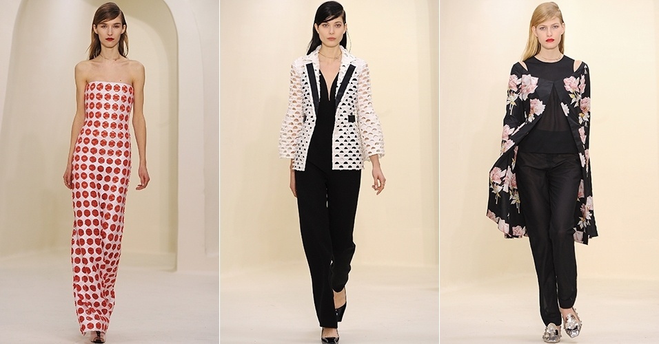 20 jan. 2014 - Modelos desfilam looks da Christian Dior para o Verão 2014 durante a semana de alta-costura de Paris - Getty Images