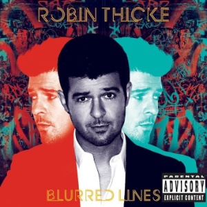 Capa do disco "Blurred Lines" (2014), de Robin Thicke - Divulgação