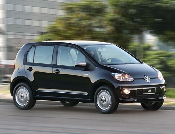 Volkswagen Up terá seis versões no Brasil; a da foto é a Black, uma das topo de gama - Divulgação