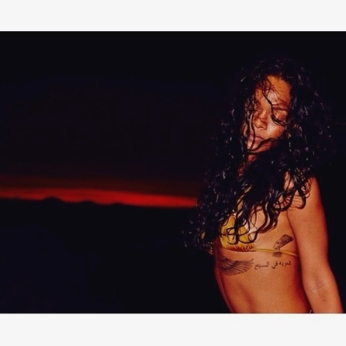 21.jan.2013 - Rihanna divulgou imagens onde aparece se divertindo em um iate
