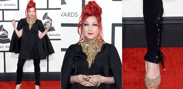 A cantora pop Cindy Lauper ganhou sua estrela na Calçada da Fama, em Hollywood - Getty Images