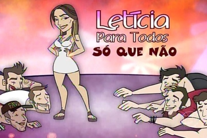 28.jan.2014 - Letícia é apresentada pela edição do programa como o "sex appeal" da casa