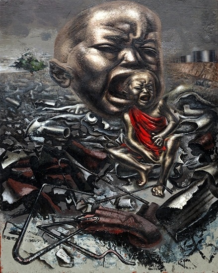 Obra "El Grito", de David Alfaro Siqueiros - Luis Garza