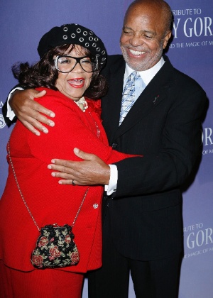 Anna Gordy Gaye e Berry Gordy, fundador da Motown, em foto registrada em 2008 - Reuters