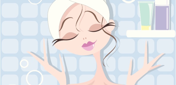 Usar o momento do banho para cuidar da pele, esfoliar o rosto e fazer uma super hidratação nos cabelos é a dica dos especialistas e não leva mais que 10 minutos - Thinkstock