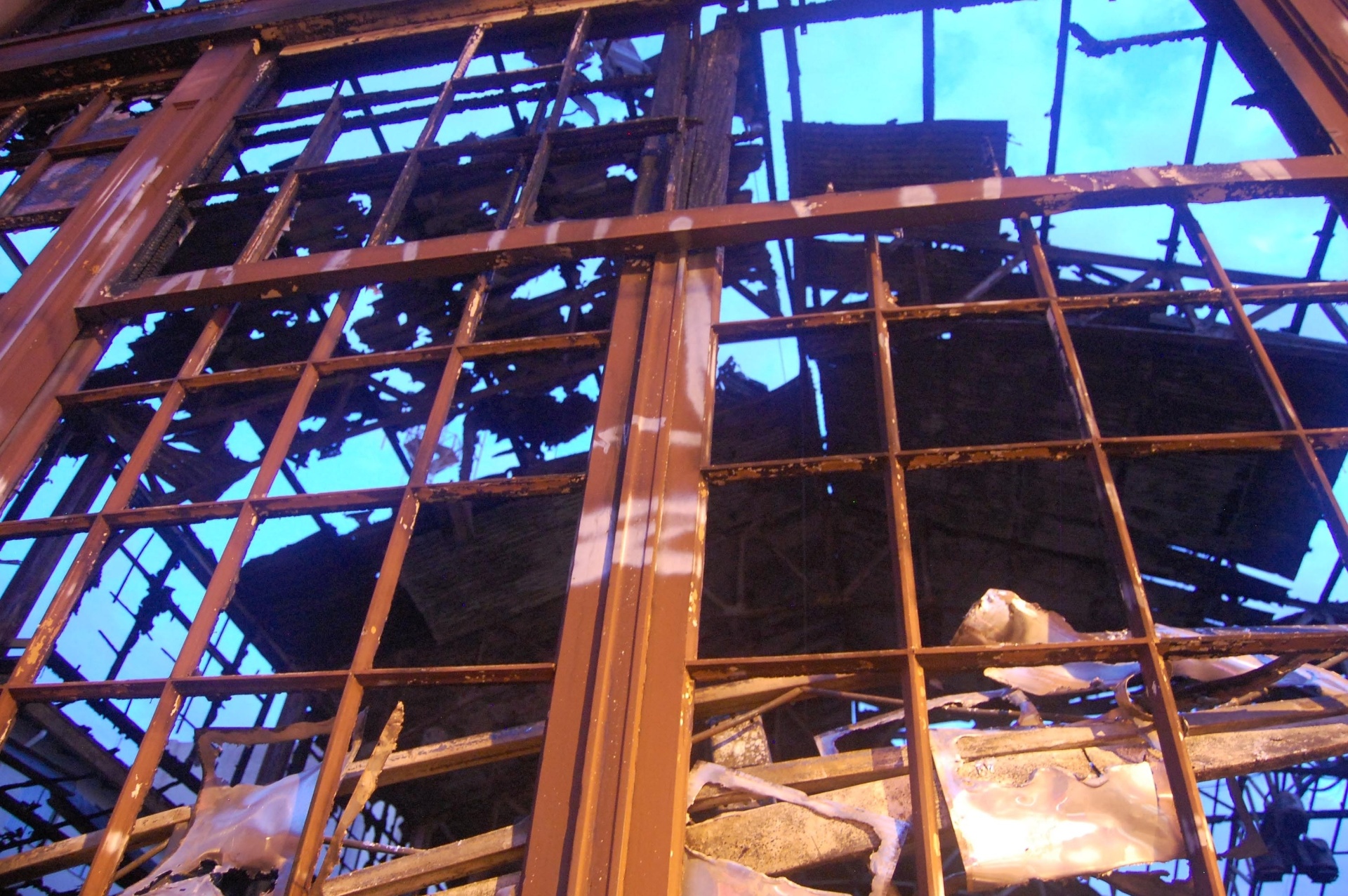 4.fev.2014 - Incêndio de grandes proporções destrói o Centro Cultural do Liceu de Artes de Ofícios de São Paulo, no bairro do Bom Retiro, região central da capital paulista - Helio Torchi/Estadão Conteúdo