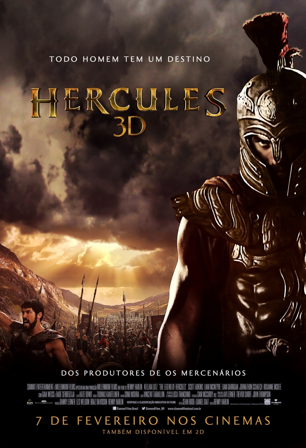 Cartaz de "Hércules", de Renny Harlin - Divulgação/Diamond Films