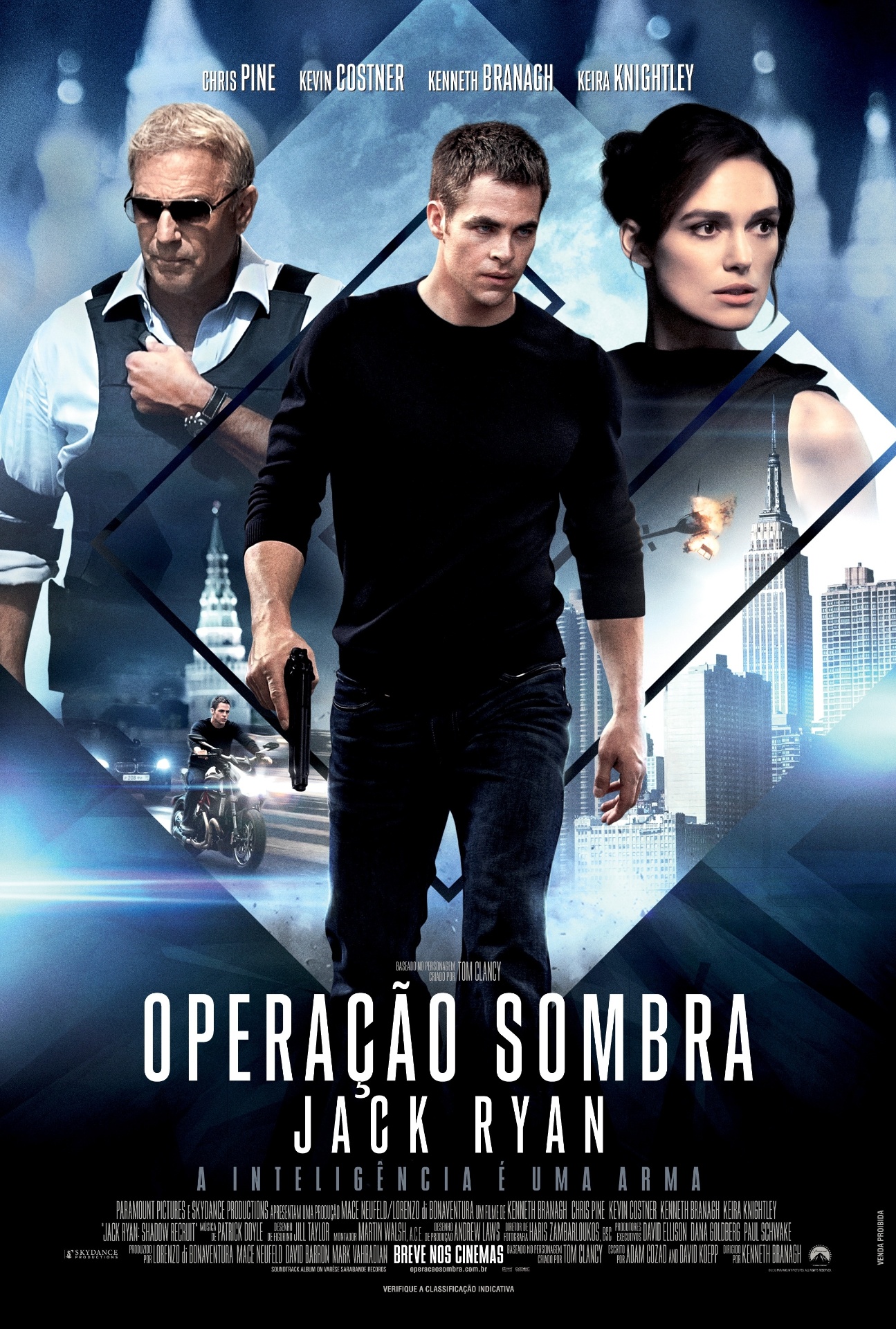 Cartaz de "Operação Sombra - Jack Ryan (2014)" - Divulgação/Paramount