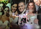 Drones divertem os convidados e garantem fotos em ângulos inusitados - Reinaldo Canato/UOL/Foto Studio Equipe