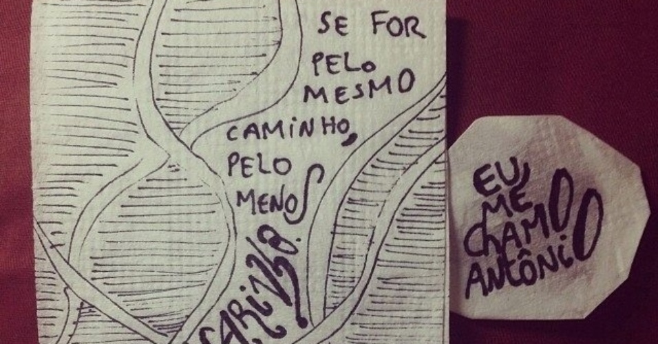 Arte do publicitário Pedro Gabriel, autor do livro "Eu me Chamo Antônio" - Reprodução