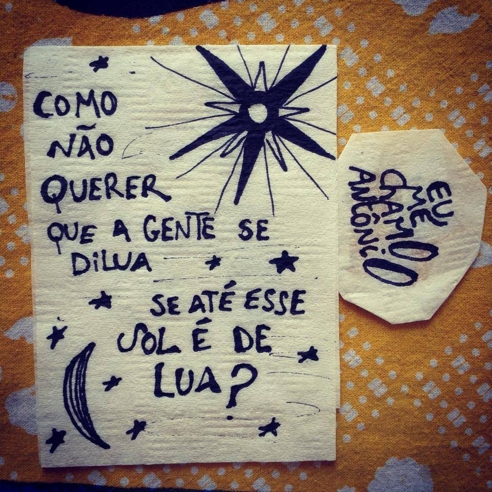 Arte do publicitário Pedro Gabriel, autor do livro "Eu me Chamo Antônio" - Reprodução